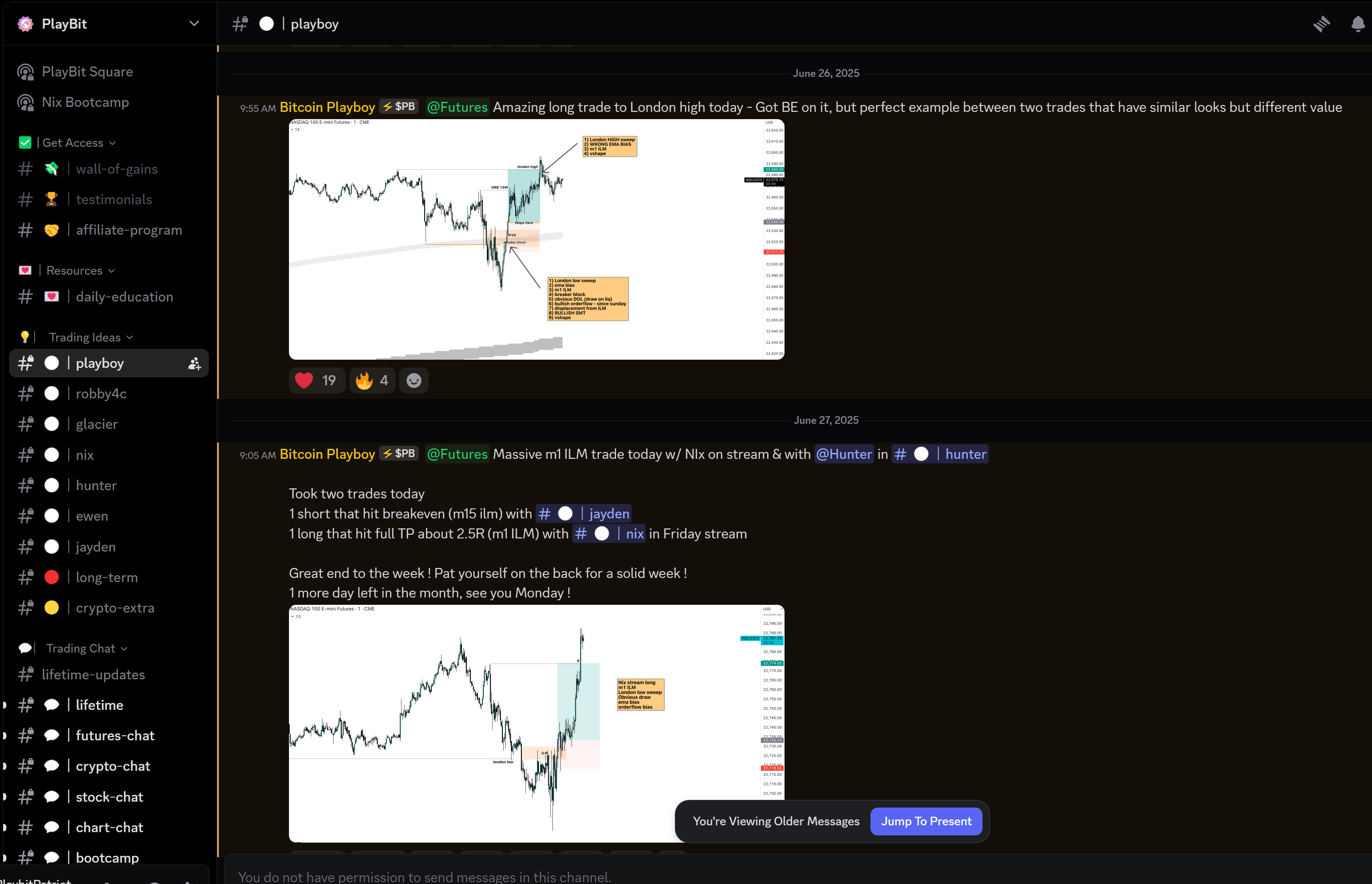 Playboy Futures Signal Example